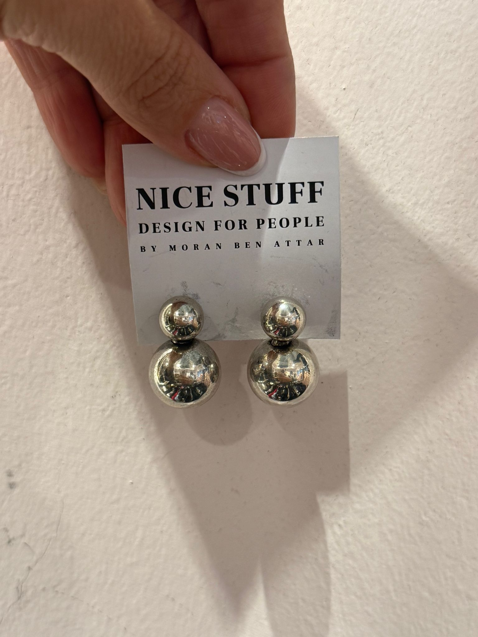 עגילי לומיני מוכסף