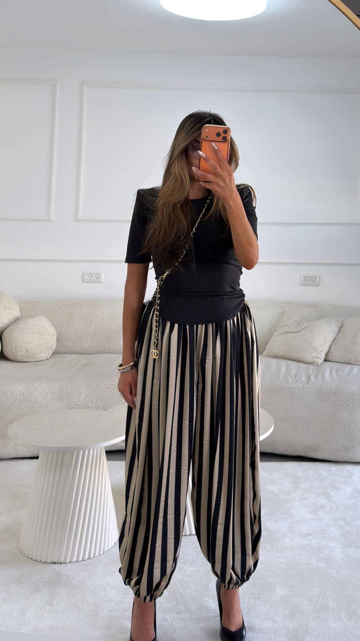 מכנס בלון פסים