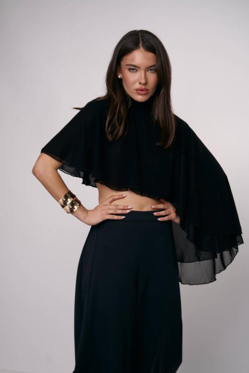 חולצת עליונית ארבל שחורה