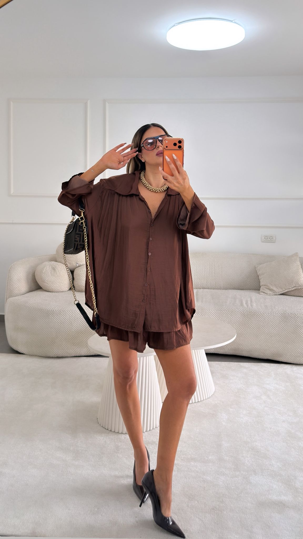 חליפת פוריטי חומה – תמונה 2