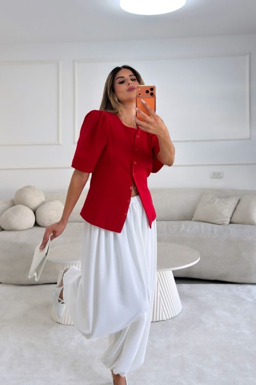 חולצת דנה אדומה