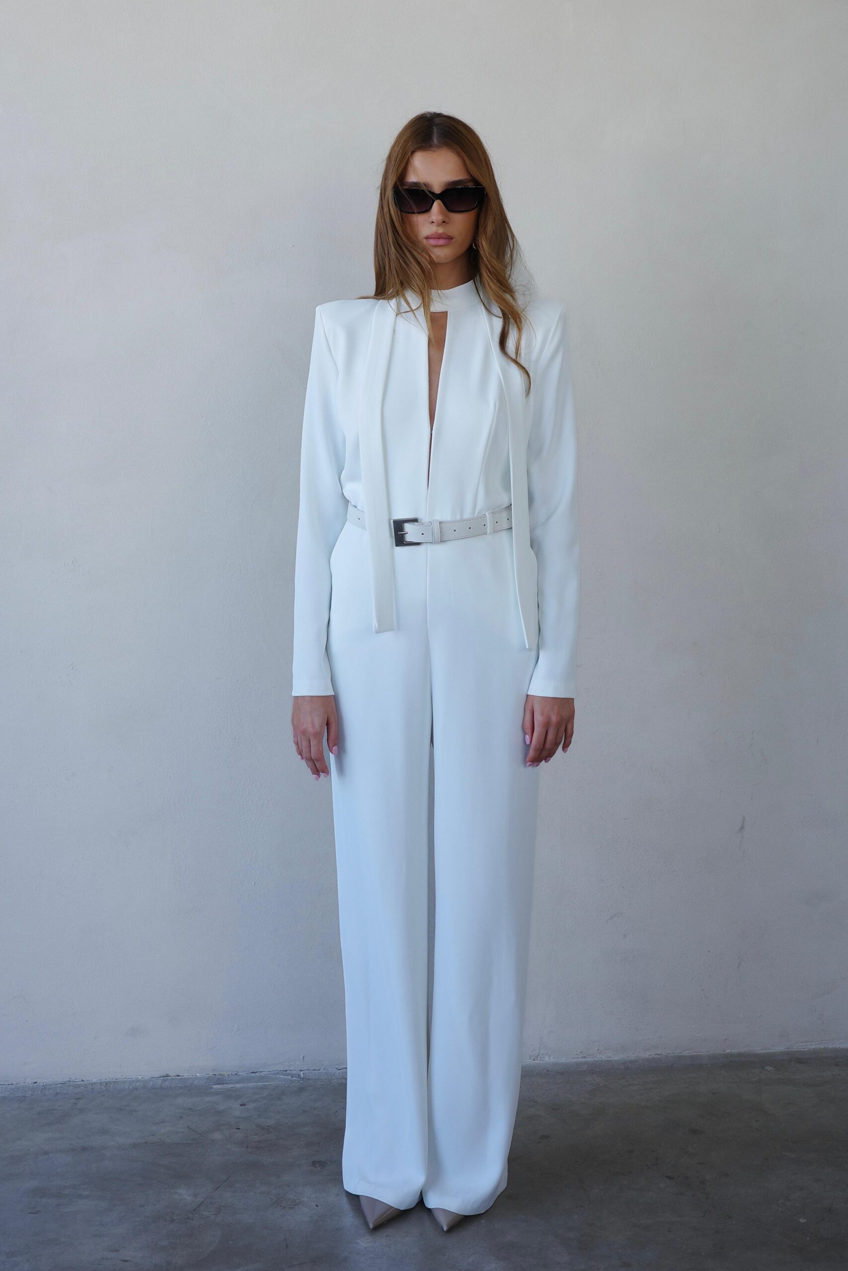 אוברול סיליה לבן