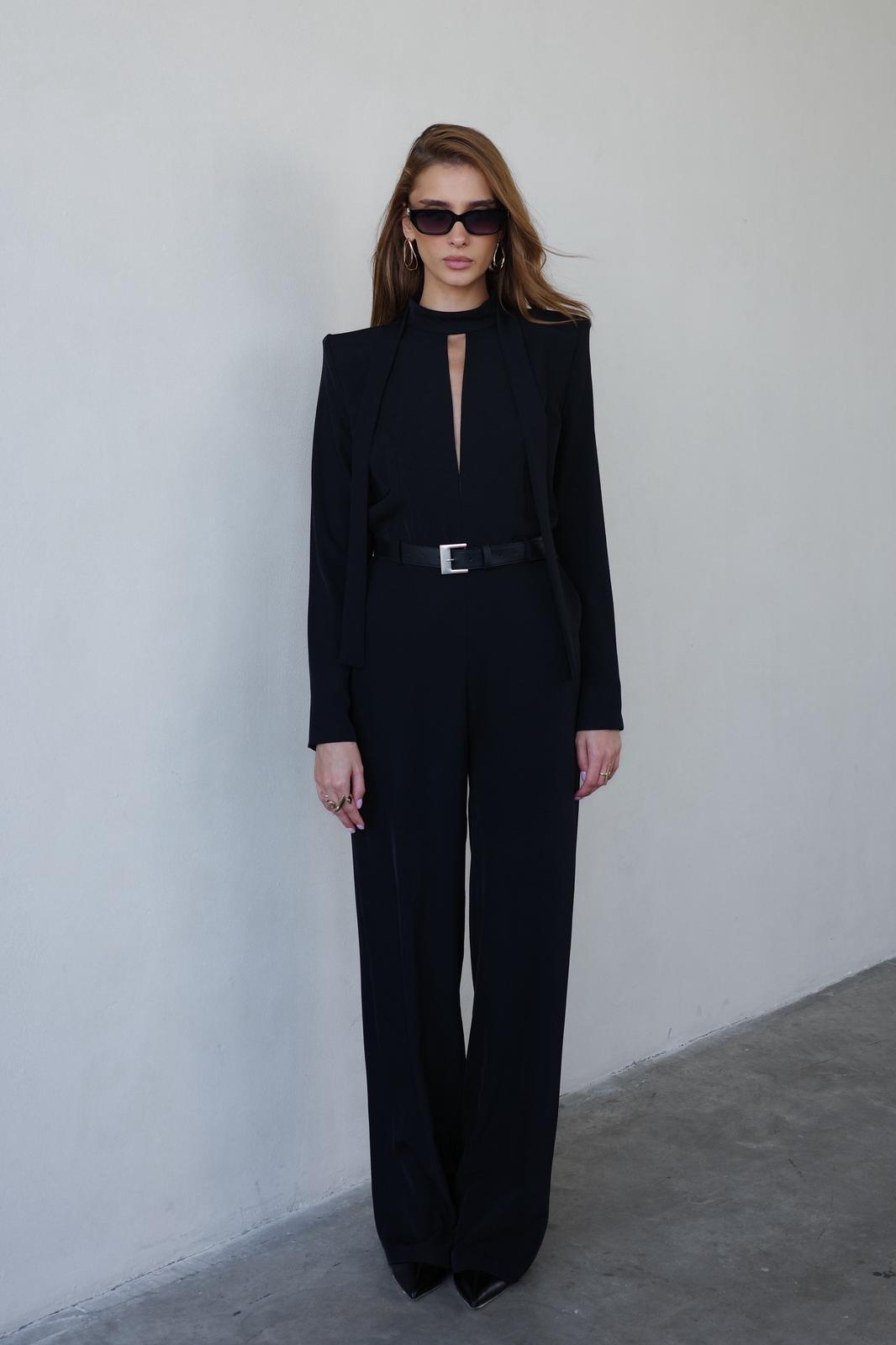 אוברול סיליה שחור