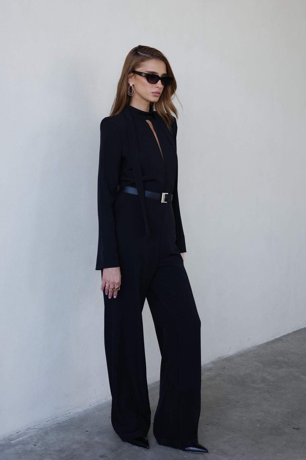 אוברול סיליה שחור – תמונה 2