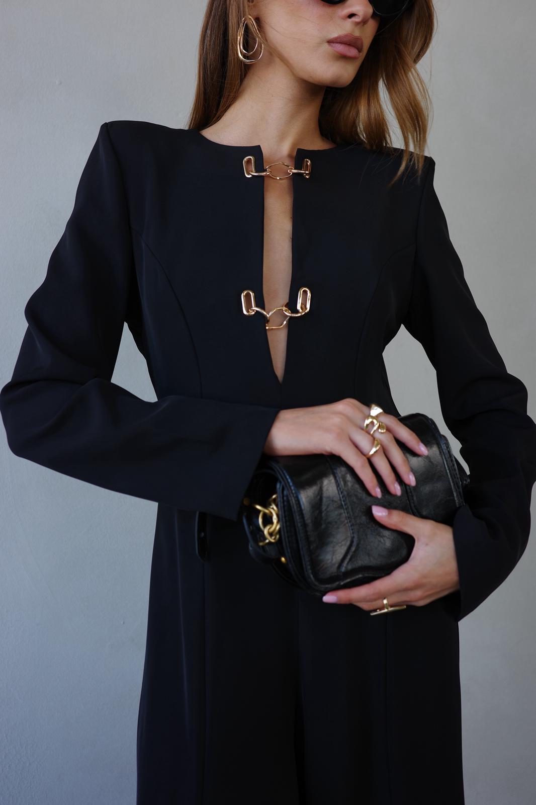 אוברול סרויה שחור – תמונה 3