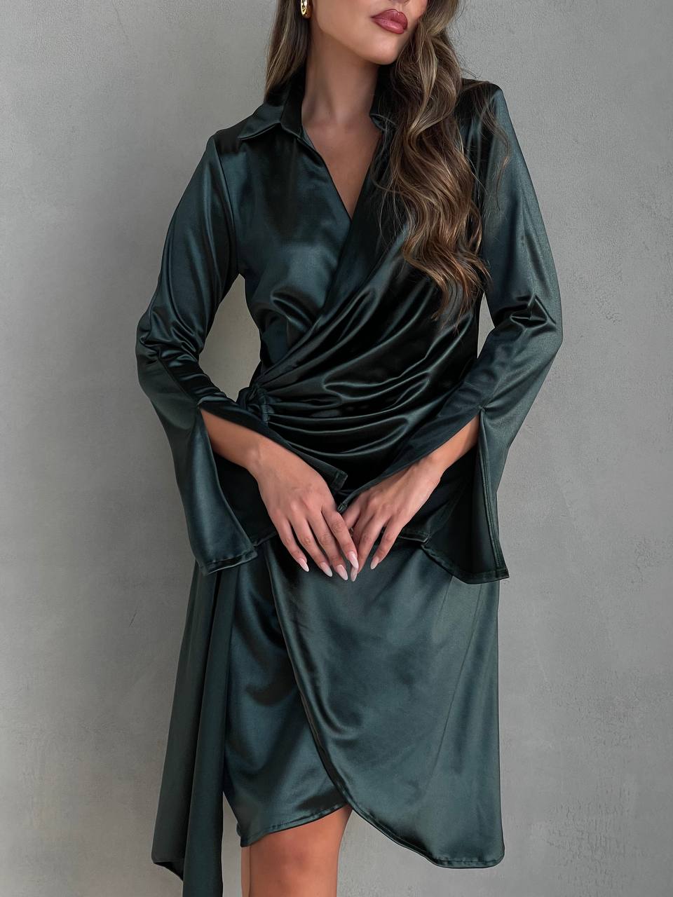 שמלת בריטין ירוקה