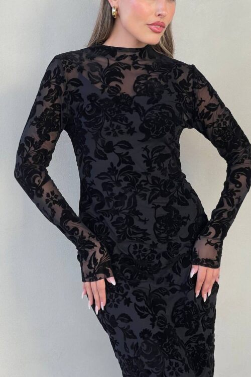 שמלת דונה שחורה