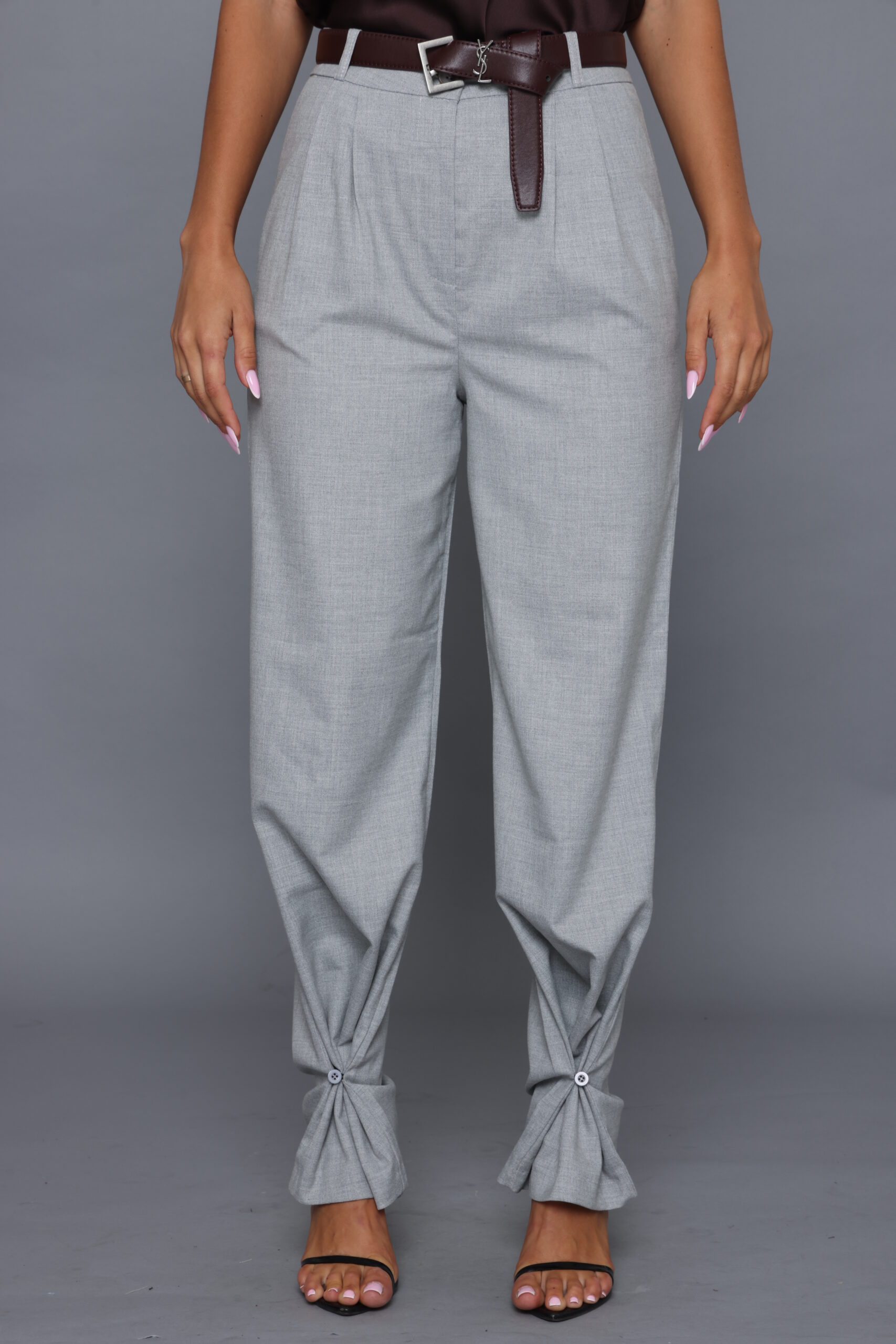 מכנס פניני אפור בהיר