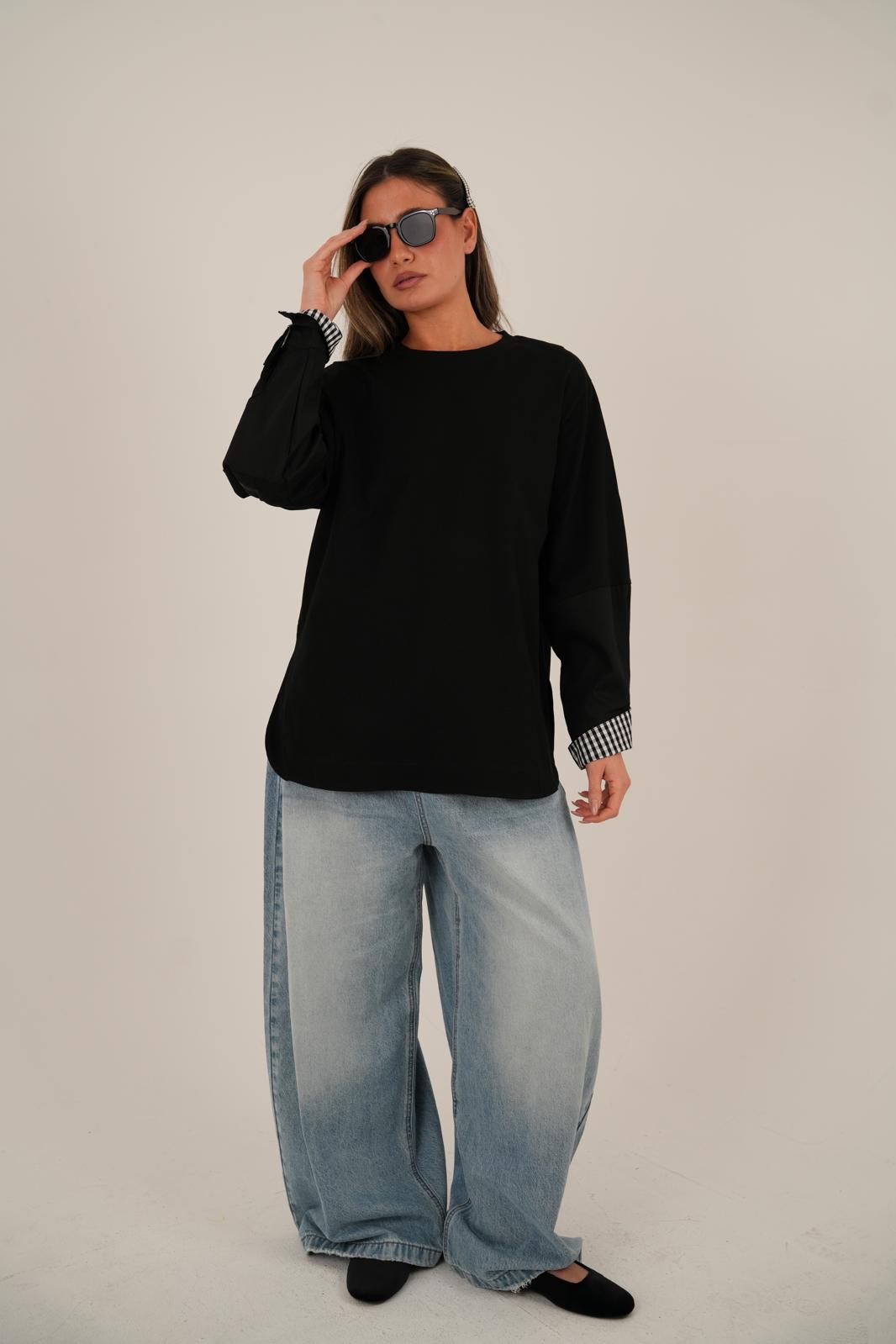 חולצת יוכי שחורה – תמונה 2