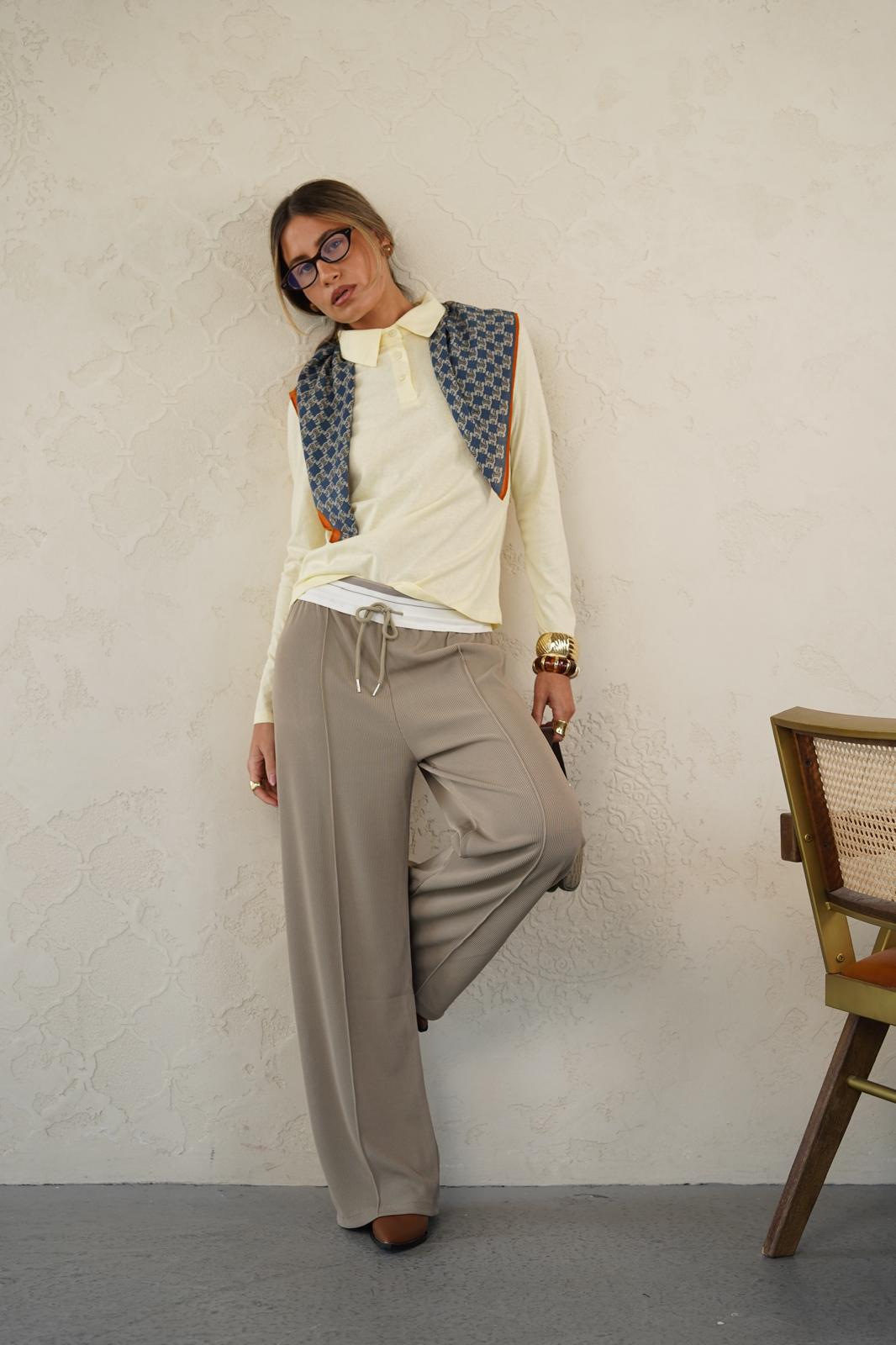 מכנס רותם מוקה – תמונה 3