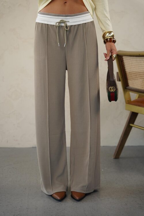 מכנס רותם מוקה