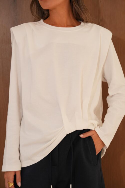 חולצת דייזי לבנה