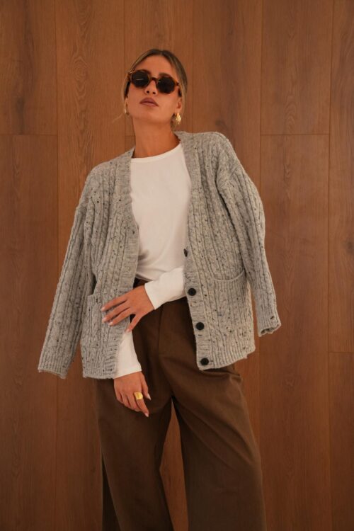 סוודר יולי אפור