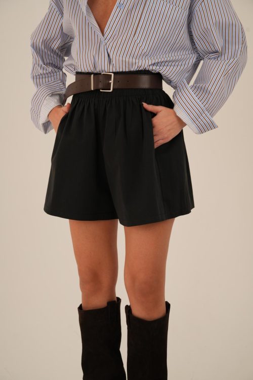 מכנס סמדי שחור