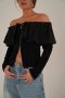 חולצת לירי שחורה