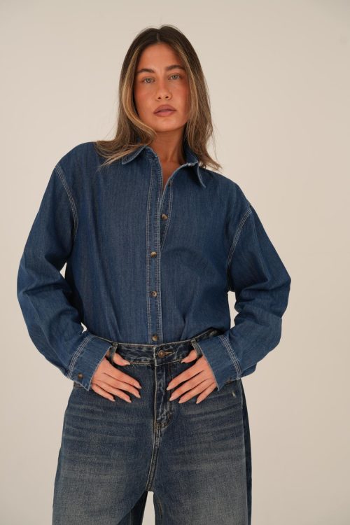 חולצת טומי גינס כהה