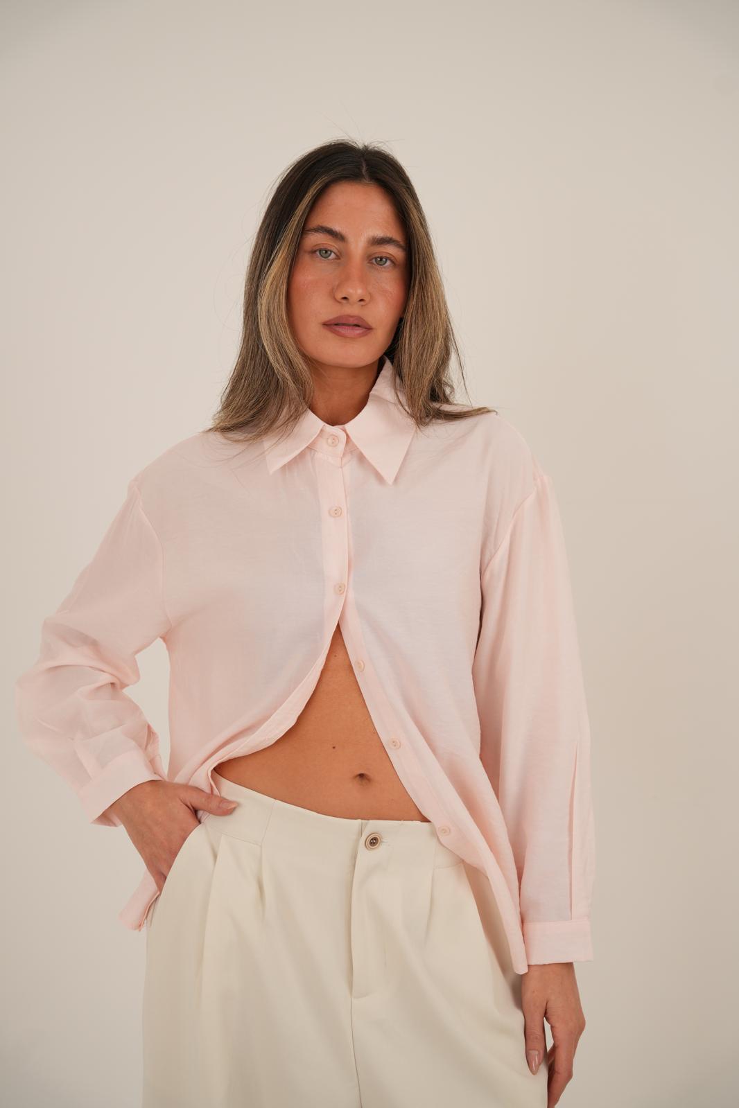 חולצת בלוז ורודה – תמונה 3