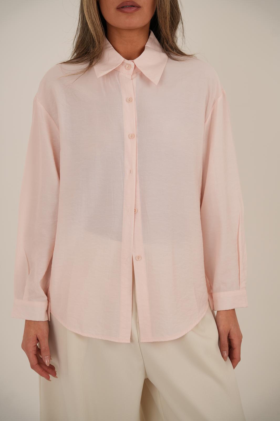 חולצת בלוז ורודה