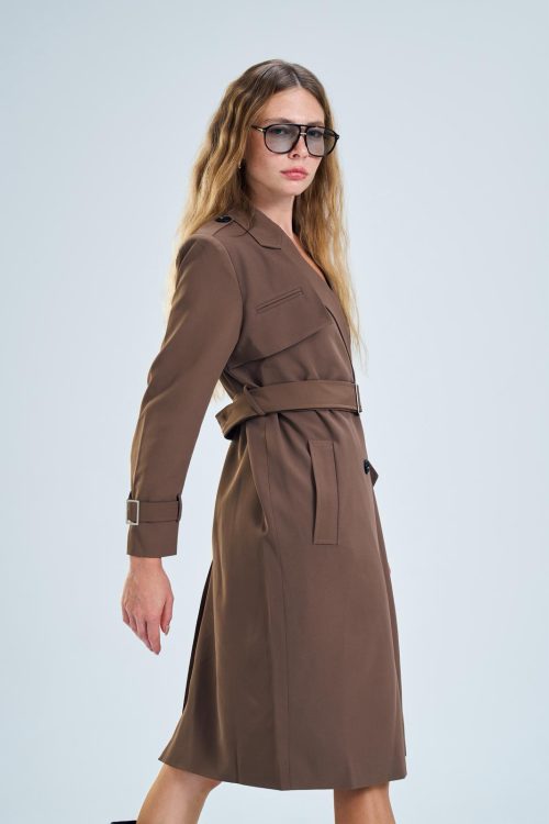 מעיל טרנץ קאי חום