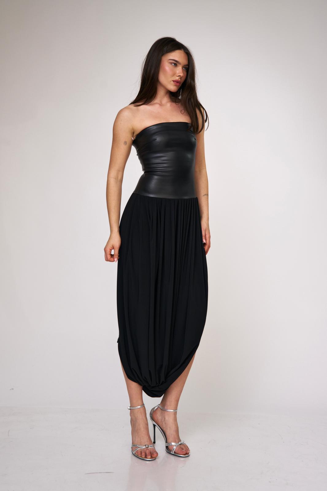 שמלת מייבל שחורה – תמונה 4