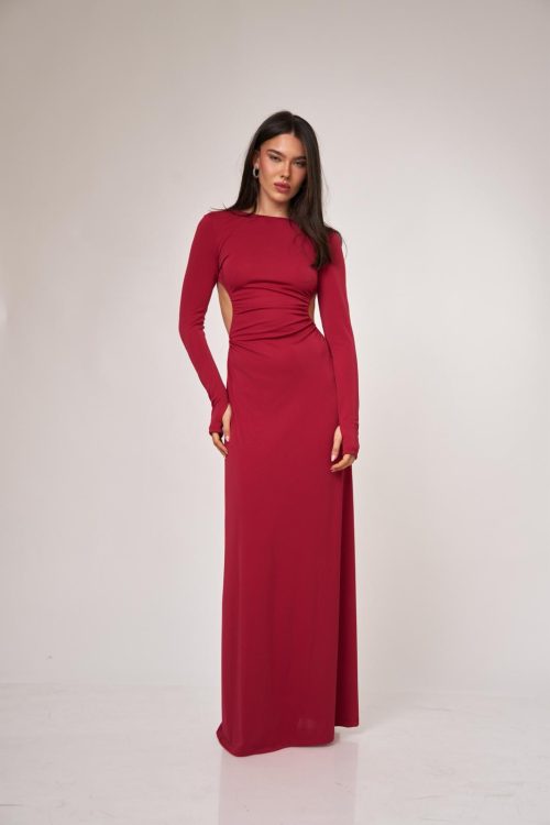 שמלת נורדו אדום דובדבן