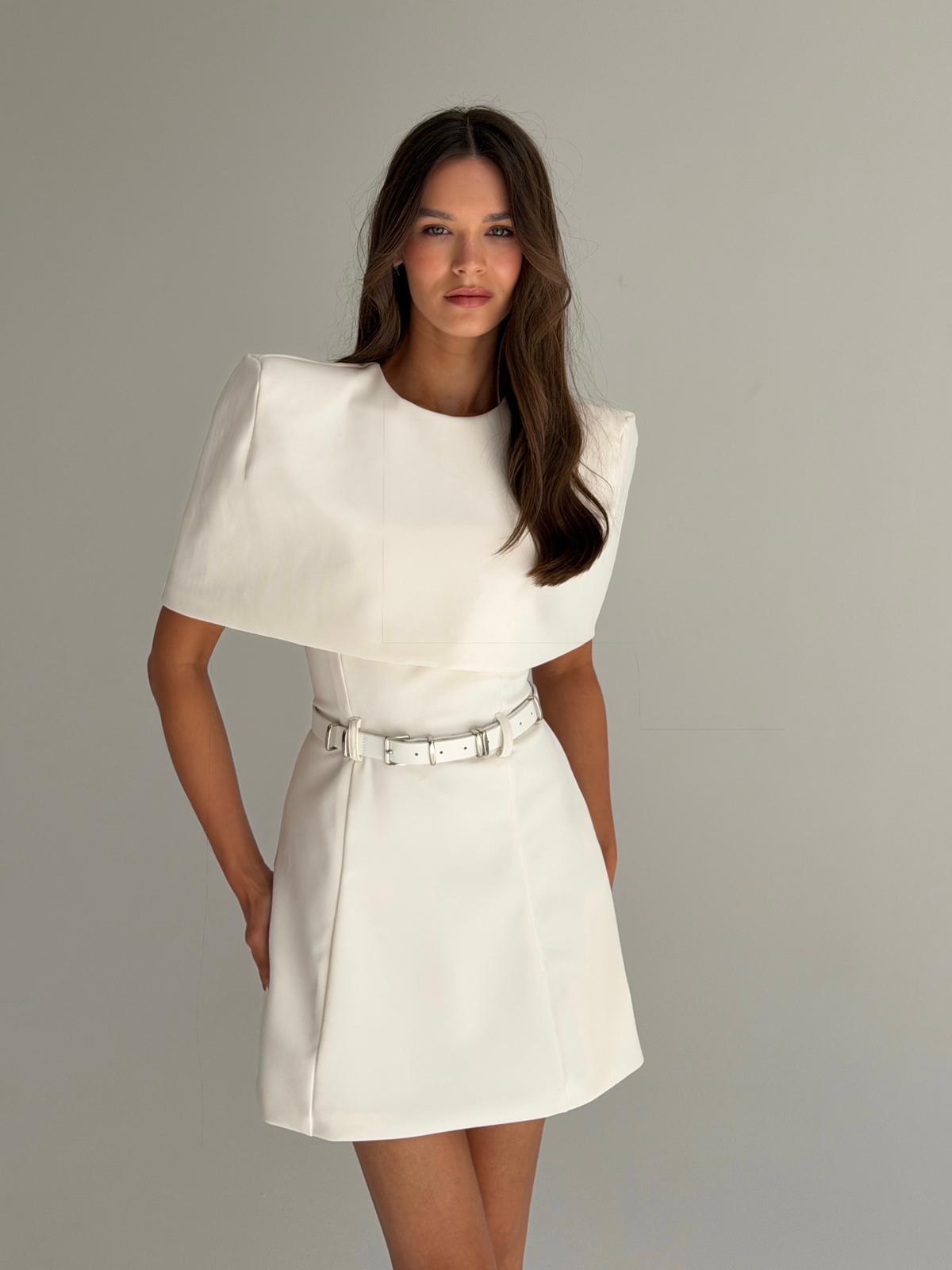 שמלת פיאר לבנה – תמונה 2