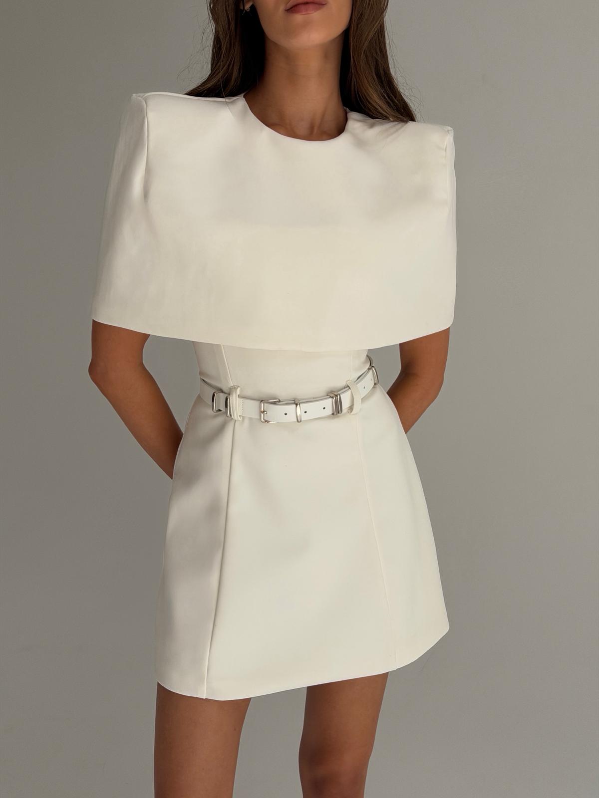 שמלת פיאר לבנה