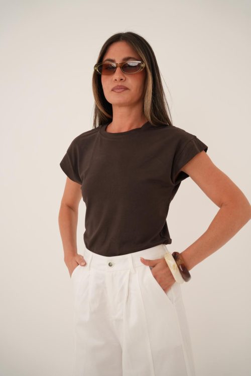 חולצת תמר חומה