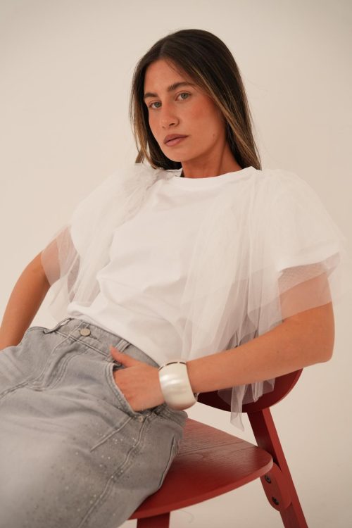 חולצת סיירוס לבנה