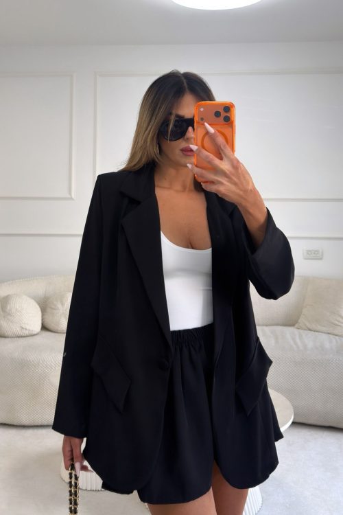 חליפת פאר שחורה