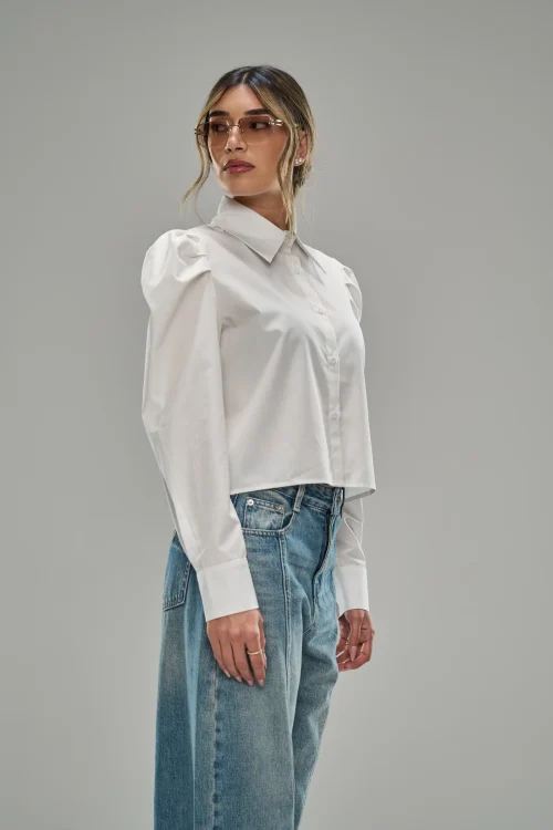 חולצת לינה לבנה