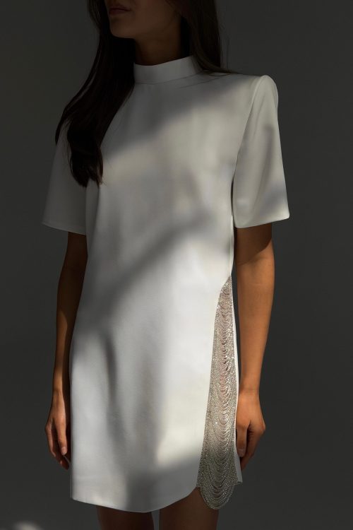 שמלת סיאס לבנה